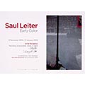 Announcement Card of Saul Leiter Color Photograph